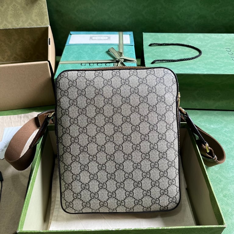 Gucci Interlocking G Small Messenger Bag Brown - 9
