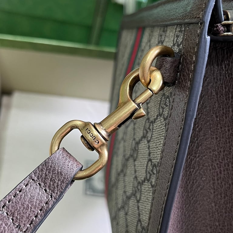Gucci Ophidia GG Supreme Pouch Brown - 4
