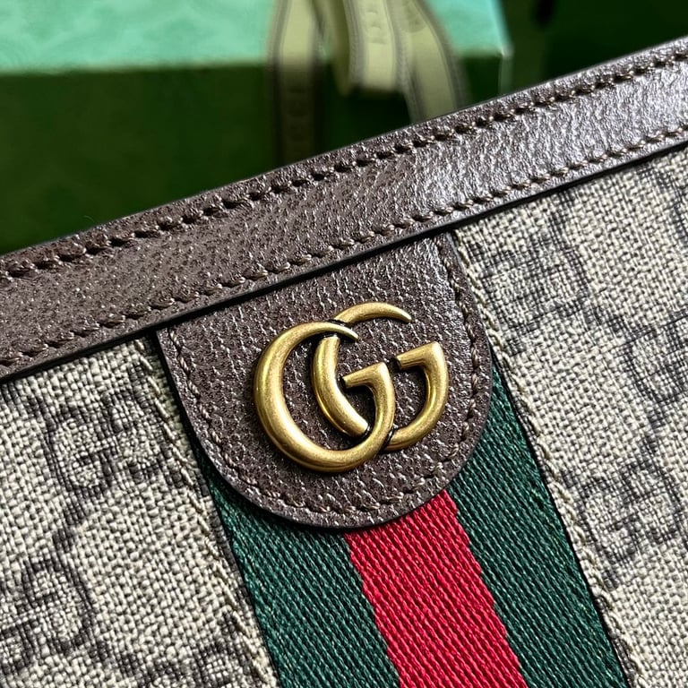 Gucci Ophidia GG Supreme Pouch Brown - 6