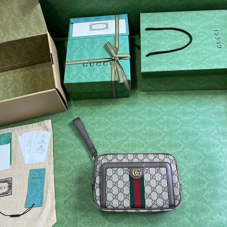 Gucci Ophidia GG Supreme Pouch - 2