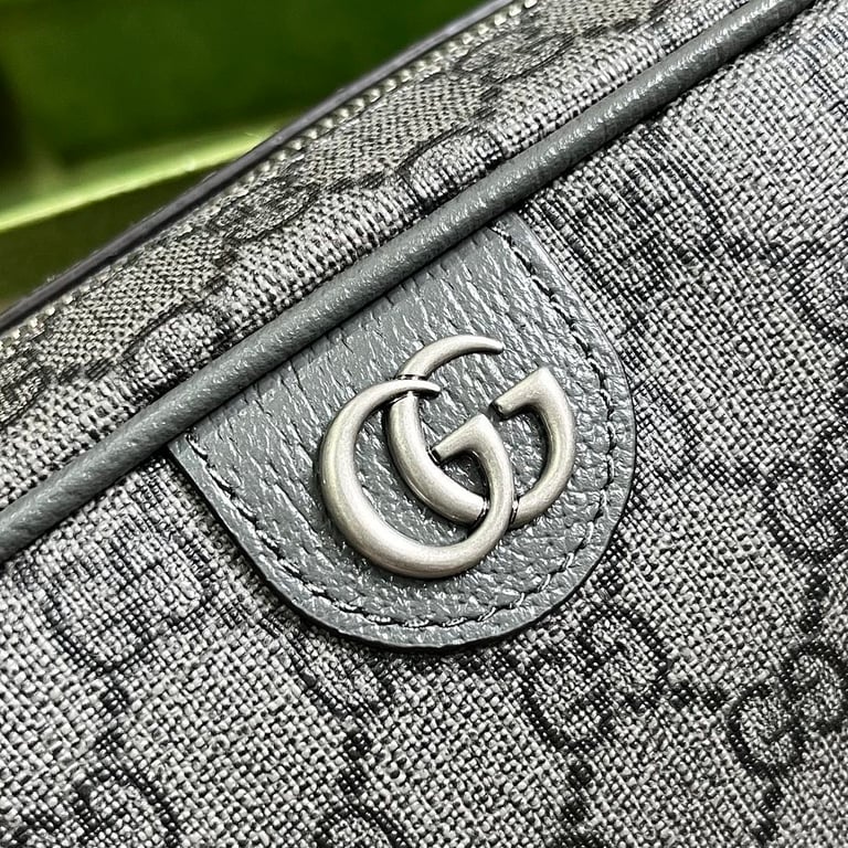 Gucci Ophidia GG Supreme Toiletry Bag Grey Black - 6