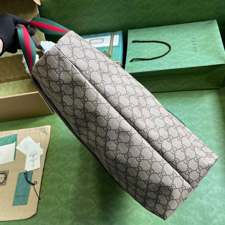 Gucci GG Supreme Tender Medium Tote Bag - 7