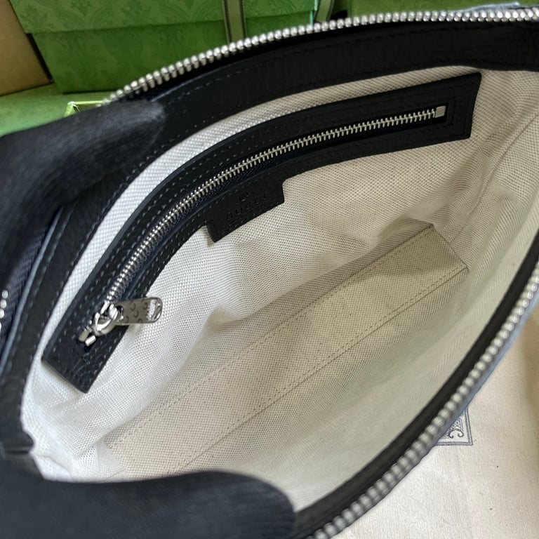 Gucci Jumbo GG Small Messenger Bag Black - 3