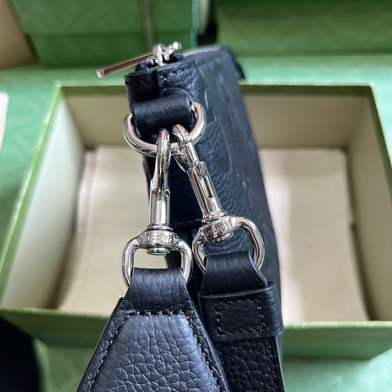 Gucci Jumbo GG Small Messenger Bag Black - 4