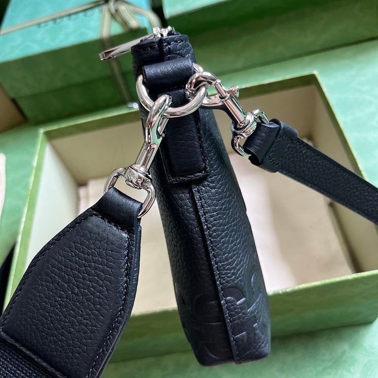 Gucci Jumbo GG Small Messenger Bag Black - 7