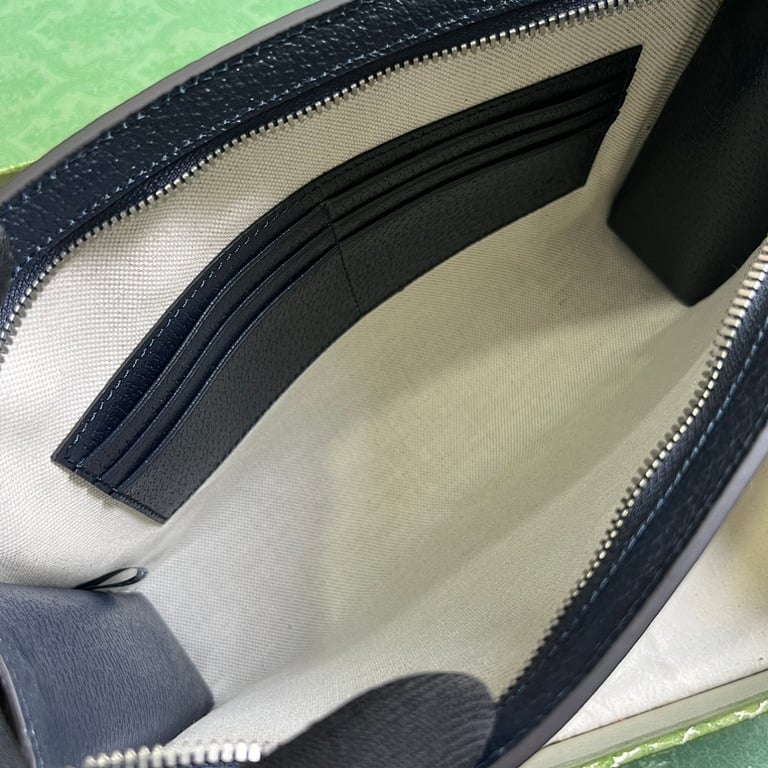 Gucci Ophidia GG Supreme Pouch Blue Grey - 3