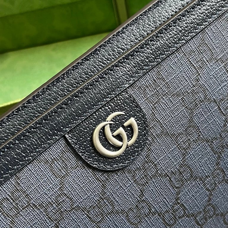 Gucci Ophidia GG Supreme Pouch Blue Grey - 6