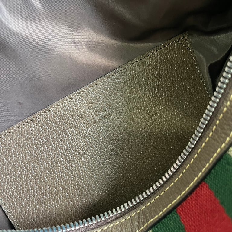 Gucci GG Supreme Web Toiletry Bag Beige Ebony - 3