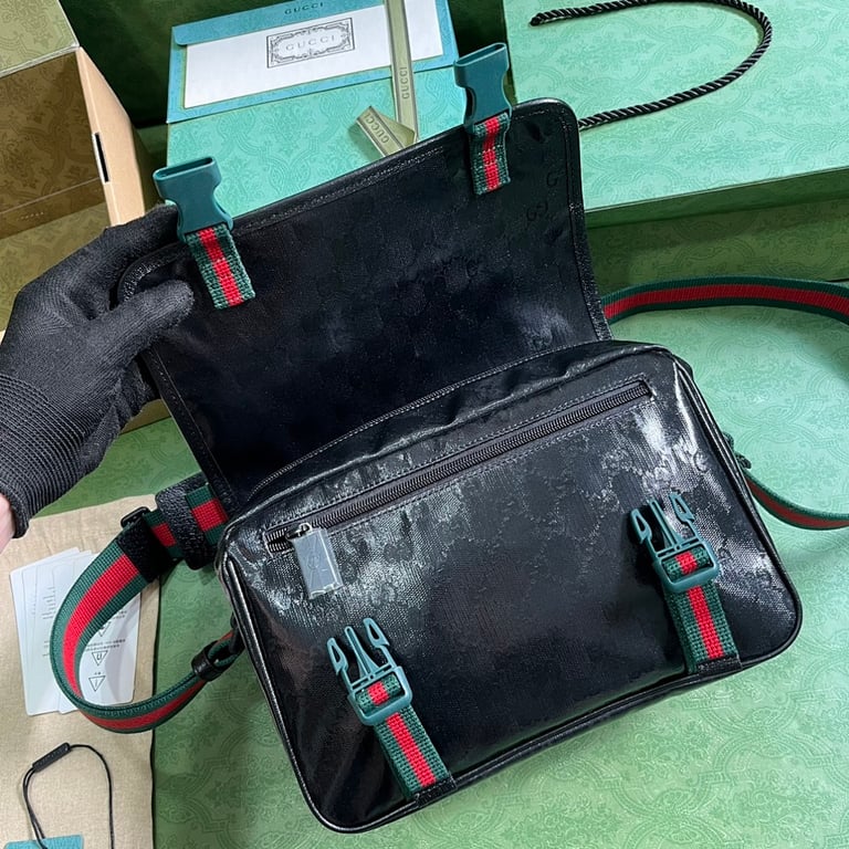 Gucci GG Crystal Canvas Messenger Bag 760123 - 5