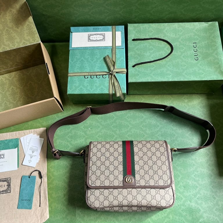 Gucci Ophidia GG Supreme Messenger Bag - 2