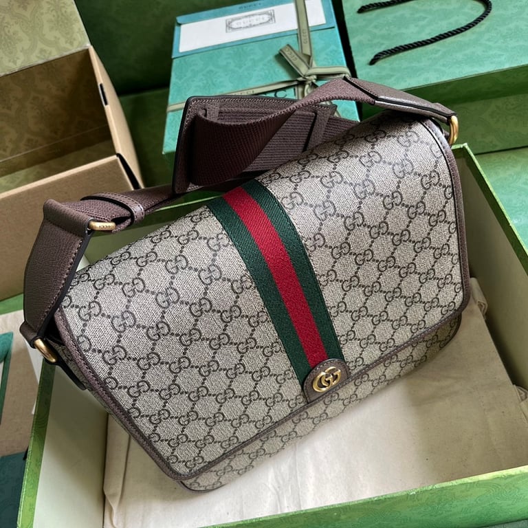 Gucci Ophidia GG Supreme Messenger Bag - 5