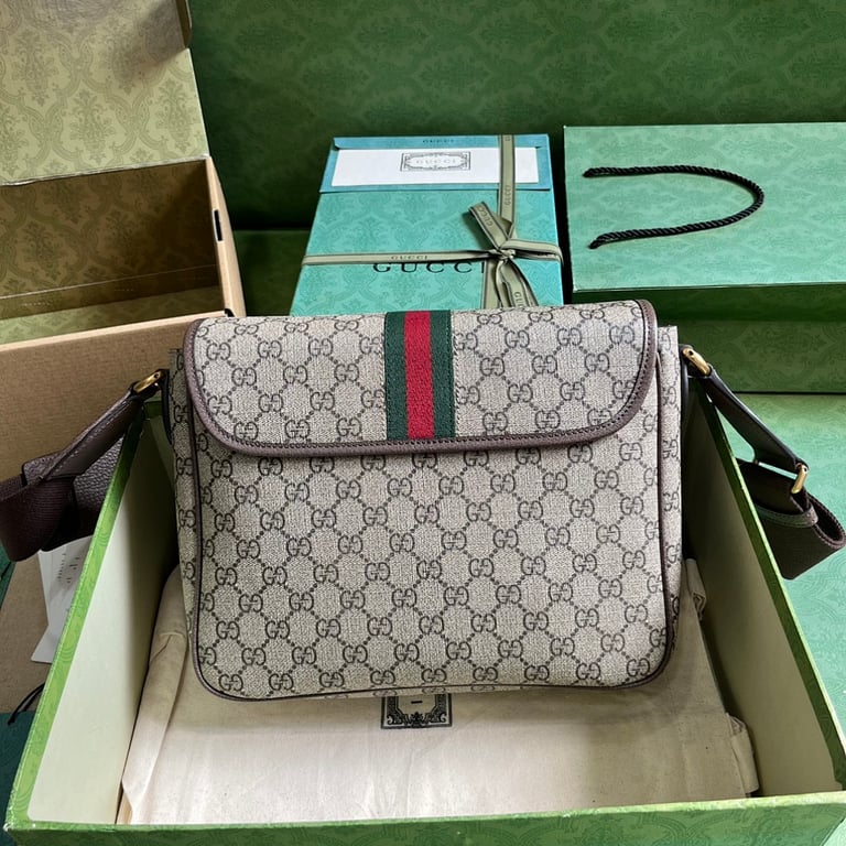 Gucci Ophidia GG Supreme Messenger Bag - 9