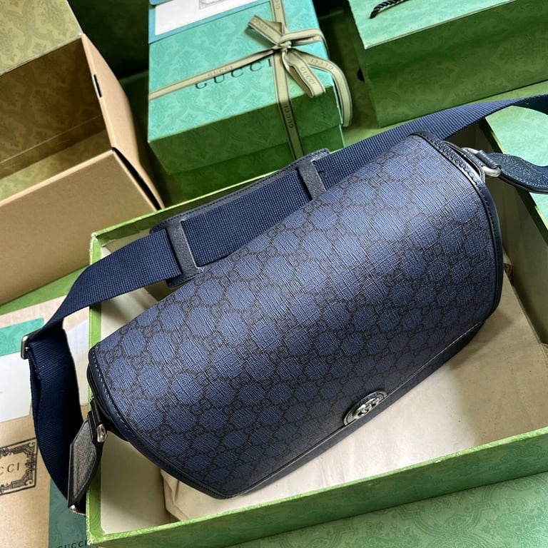Gucci Ophidia GG Supreme Messenger Bag Blue - 5