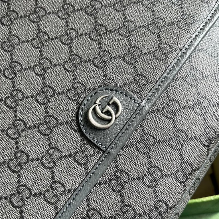 Gucci Ophidia GG Supreme Messenger Bag Grey Black - 6