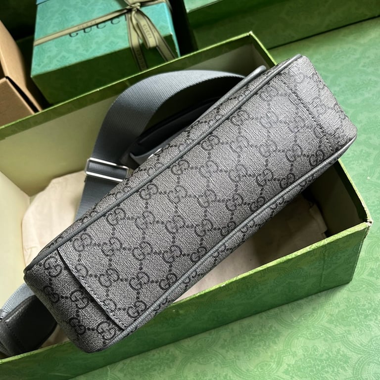 Gucci Ophidia GG Supreme Messenger Bag Grey Black - 8