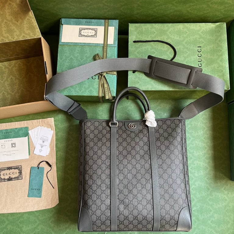 Gucci Ophidia Medium Tote GG Supreme Grey - 2