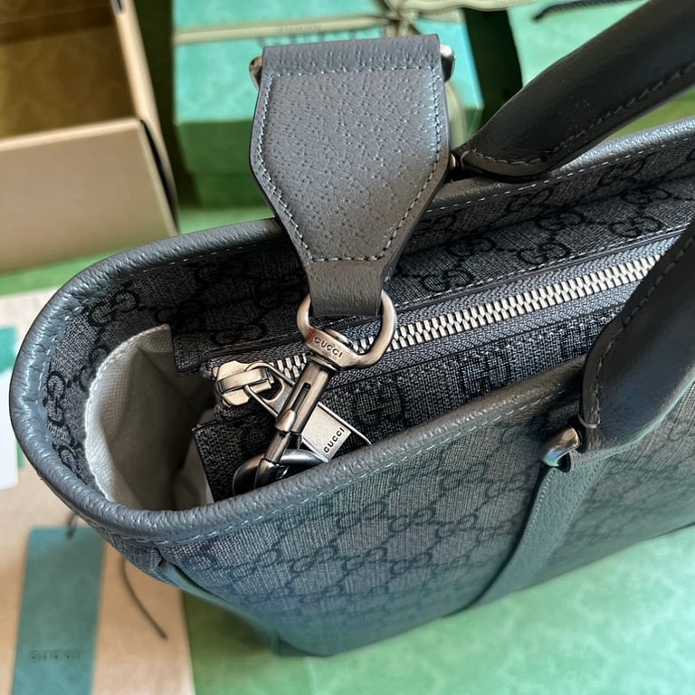 Gucci Ophidia Medium Tote GG Supreme Grey - 4