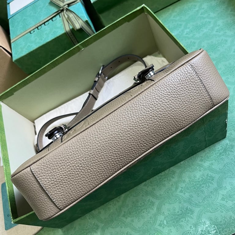 Gucci Jumbo GG Medium Messenger Bag Grey - 8
