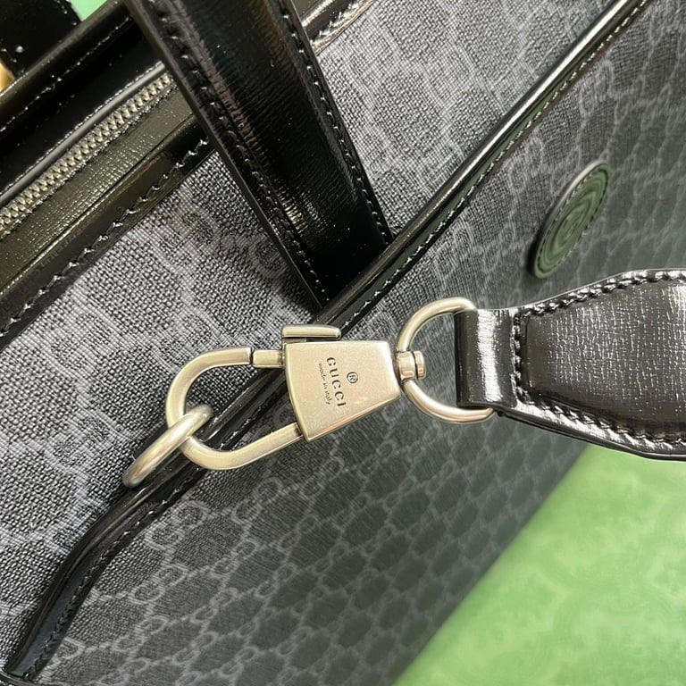 Gucci Interlocking G Briefcase GG Supreme Black - 4