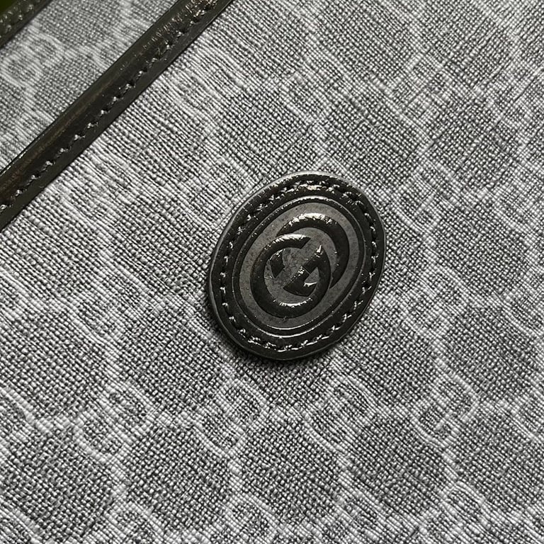 Gucci Interlocking G Briefcase GG Supreme Black - 6