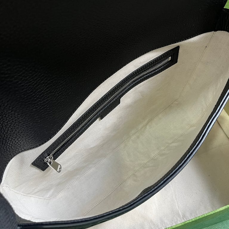 Gucci Jumbo GG Messenger Bag Black 760234 - 3
