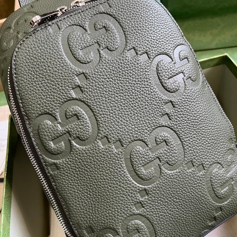 Gucci Super Double G Sling Bag Green - 6