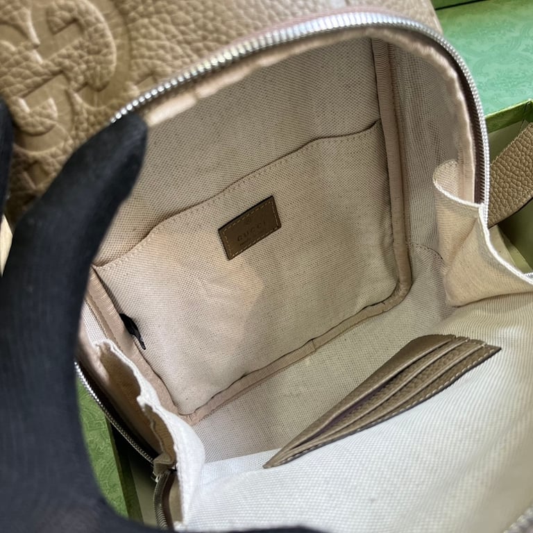Gucci Jumbo GG Sling Bag Grey - 4