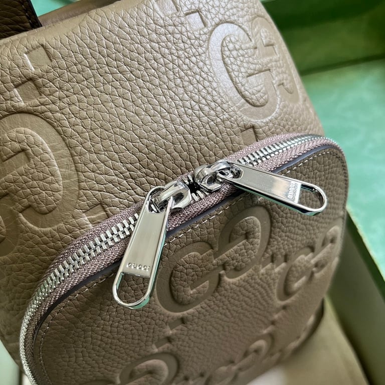 Gucci Jumbo GG Sling Bag Grey - 5