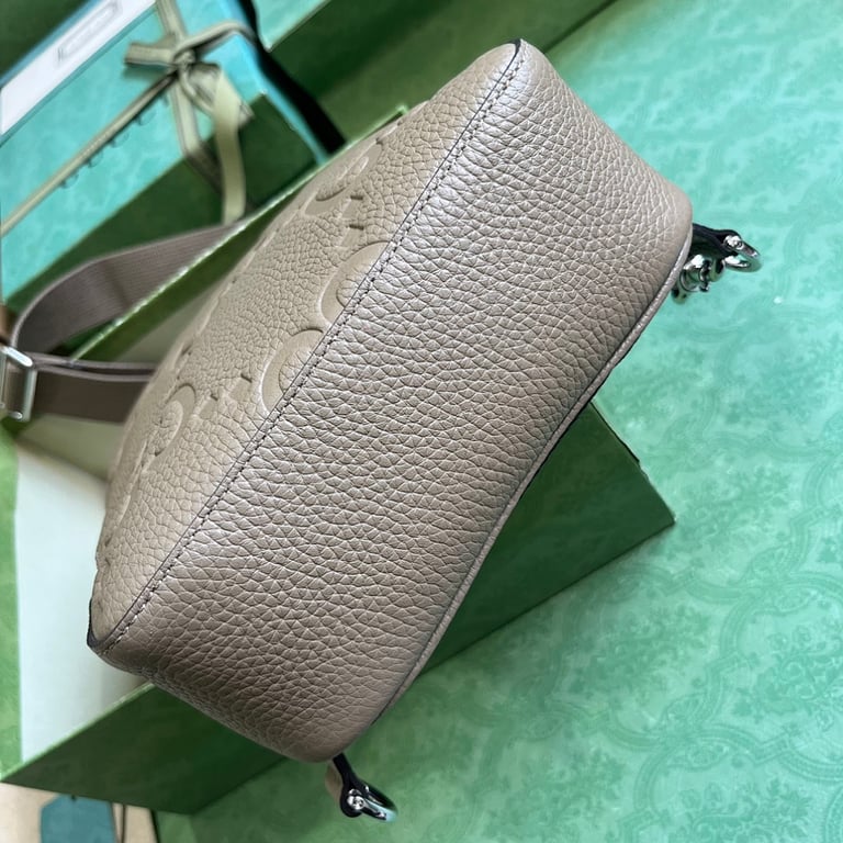 Gucci Jumbo GG Sling Bag Grey - 8