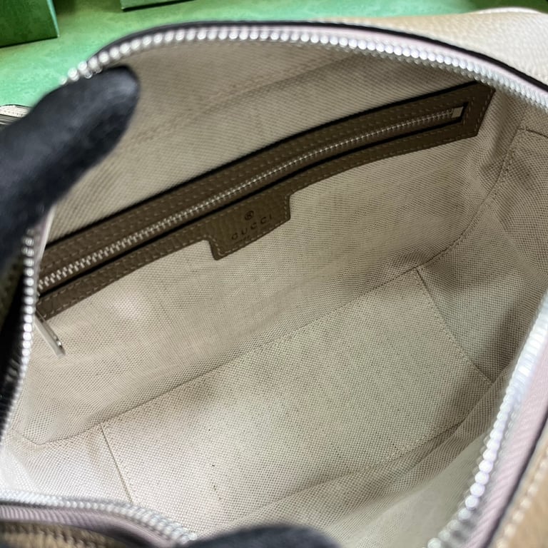 Gucci Jumbo GG Messenger Bag Beige - 3