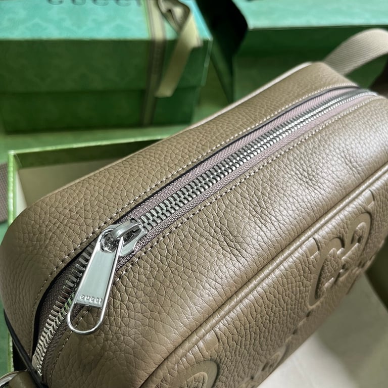 Gucci Jumbo GG Messenger Bag Beige - 5