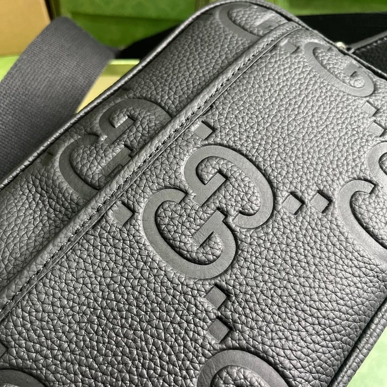 Gucci Jumbo GG Messenger Bag Black - 6