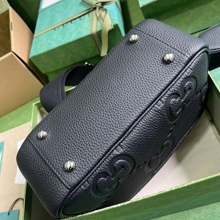 Gucci Jumbo GG Messenger Bag Black - 8