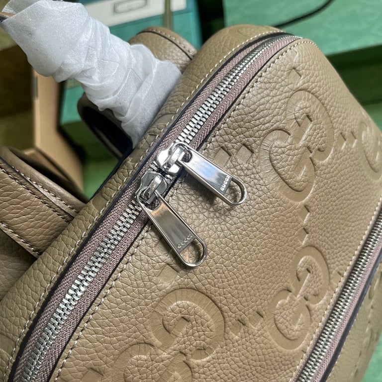 Gucci Jumbo GG Backpack Grey - 4