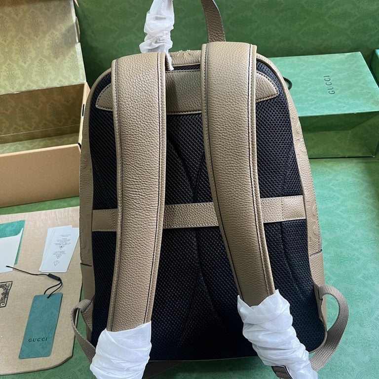 Gucci Jumbo GG Backpack Grey - 9