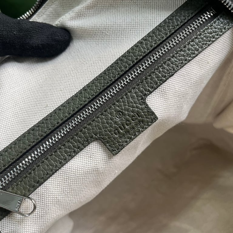 Gucci Jumbo GG Leather Backpack Grey - 3