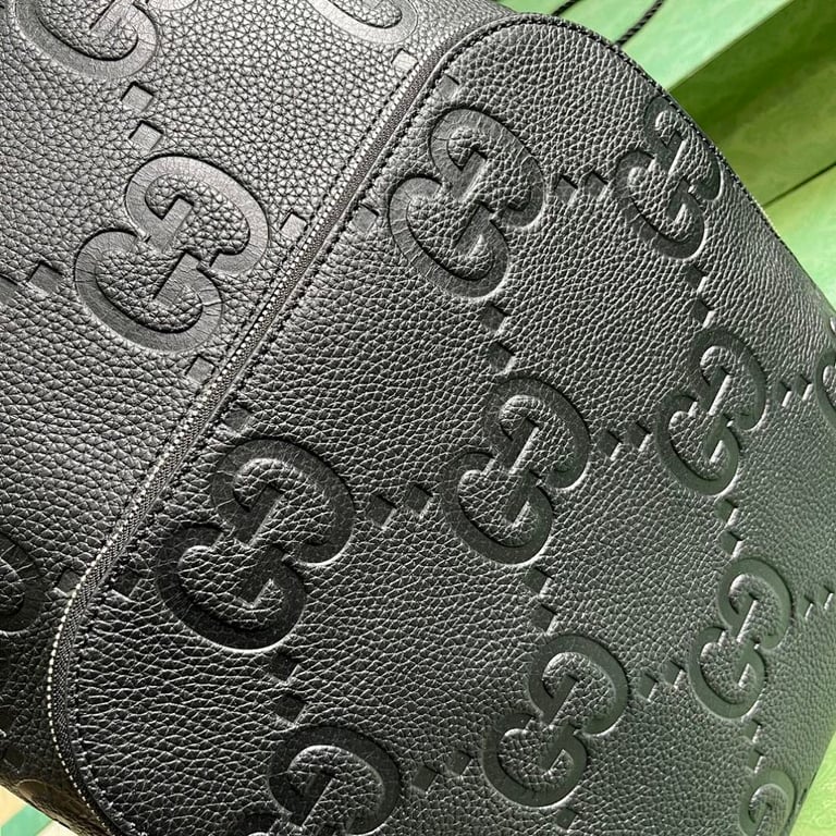 Gucci Jumbo GG Leather Backpack Black - 6