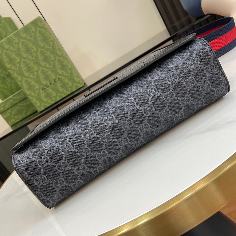 Gucci GG Supreme Messenger Bag Black - 8