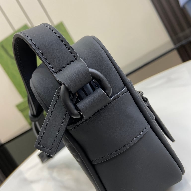 Gucci GG Embossed Mini Shoulder Bag Black - 5