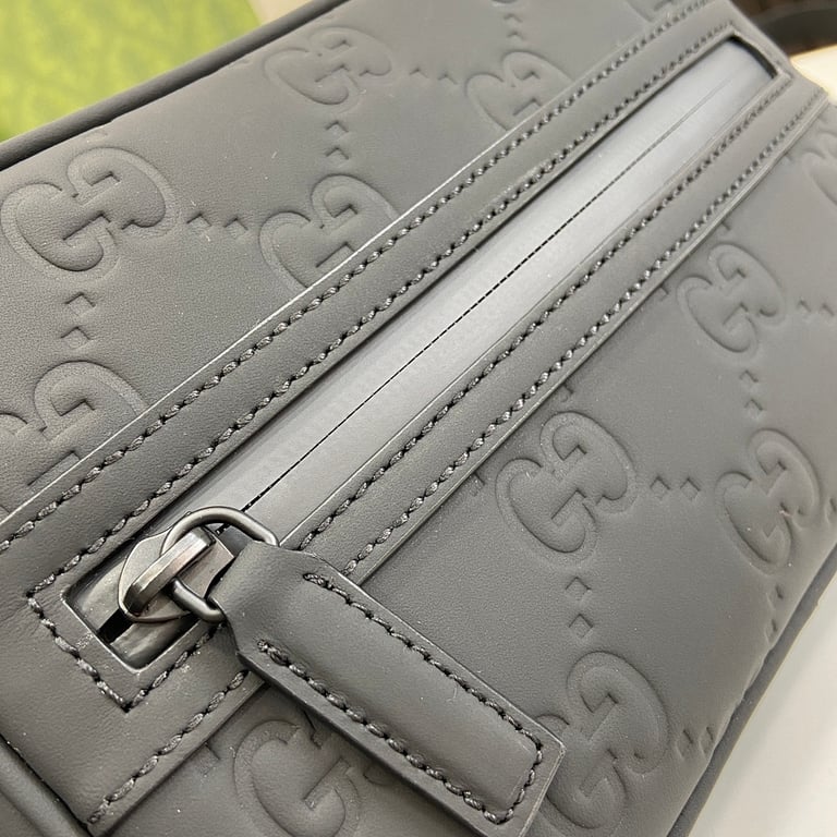 Gucci GG Embossed Mini Shoulder Bag Black - 6