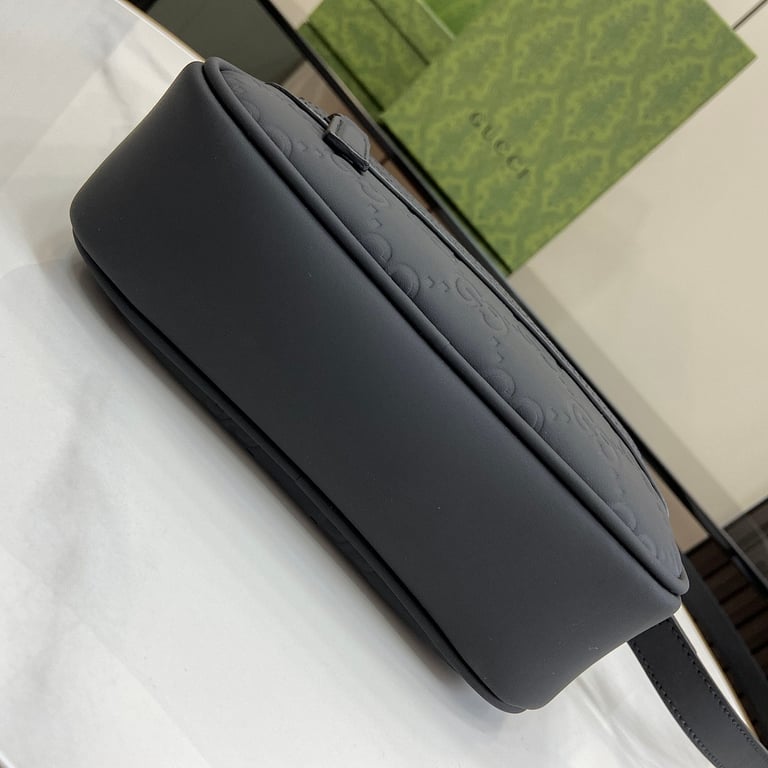 Gucci GG Embossed Mini Shoulder Bag Black - 8