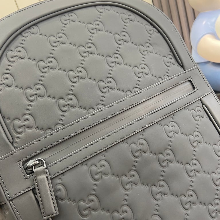 Gucci GG Embossed Backpack Black - 6