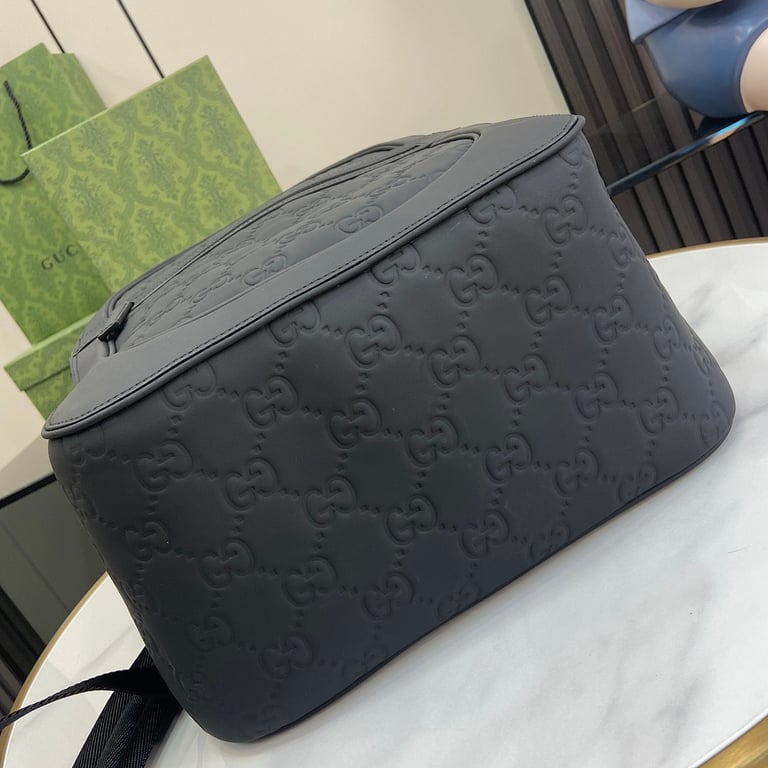 Gucci GG Embossed Backpack Black - 8