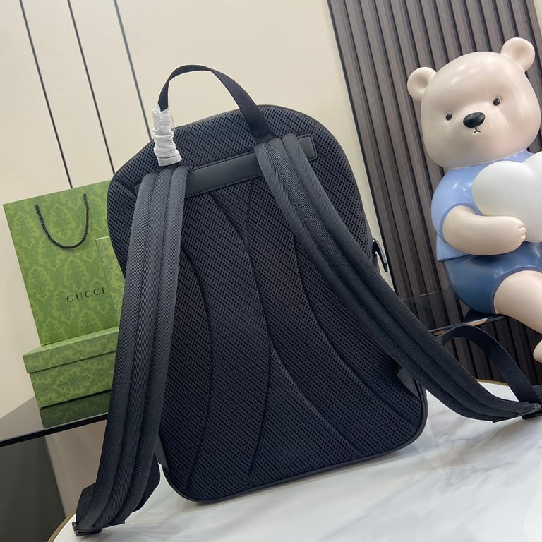 Gucci GG Embossed Backpack Black - 9