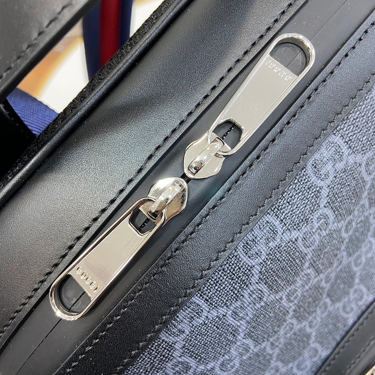Gucci GG Supreme Backpack Black/Grey - 4