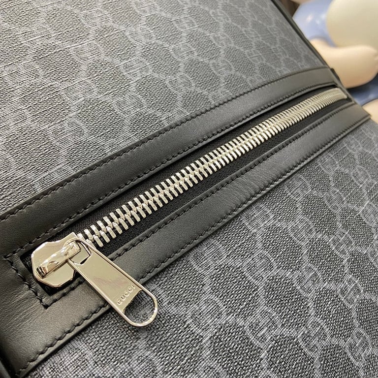 Gucci GG Supreme Backpack Black/Grey - 5