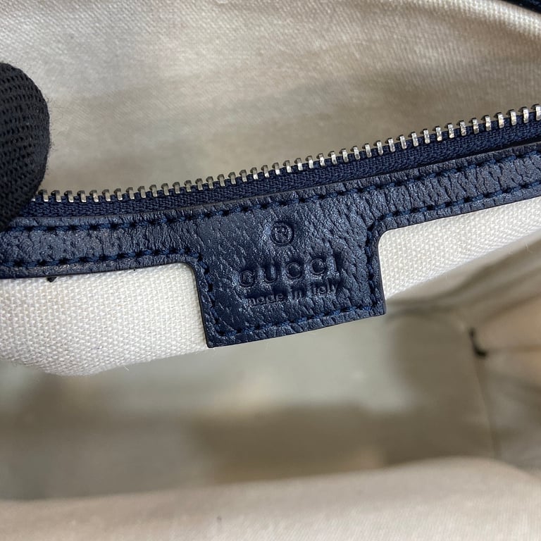 Gucci Ophidia GG Medium Backpack Navy Denim - 2