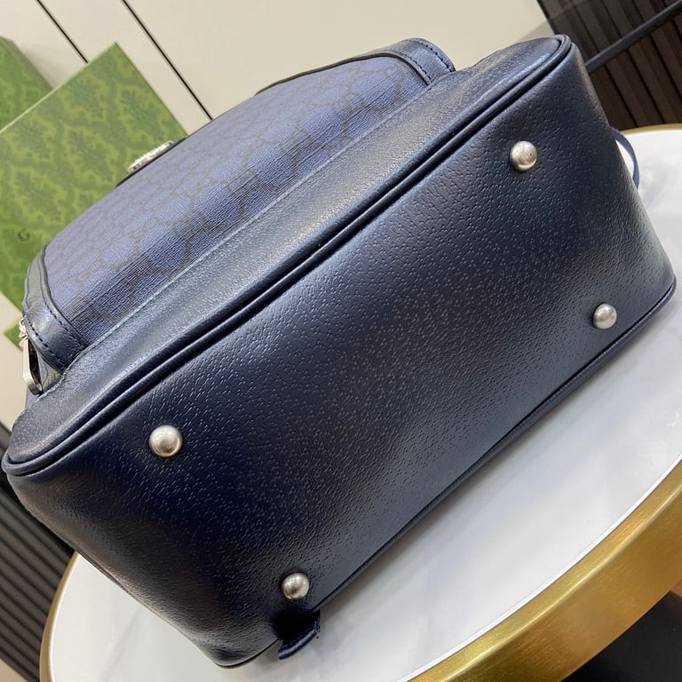 Gucci Ophidia GG Medium Backpack Navy Denim - 7