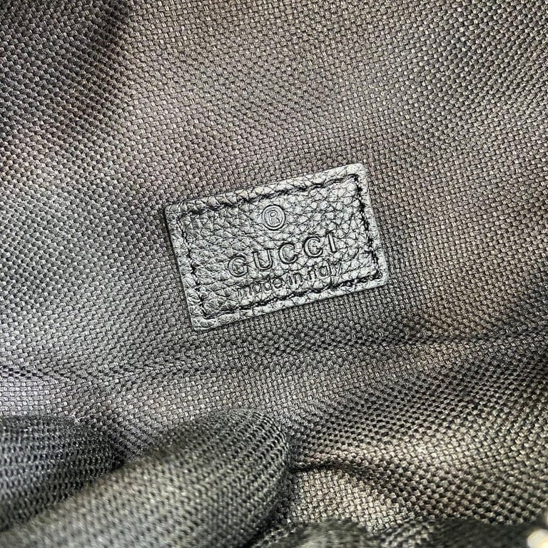 Gucci Logo GG Supreme Belt Bag Black - 2