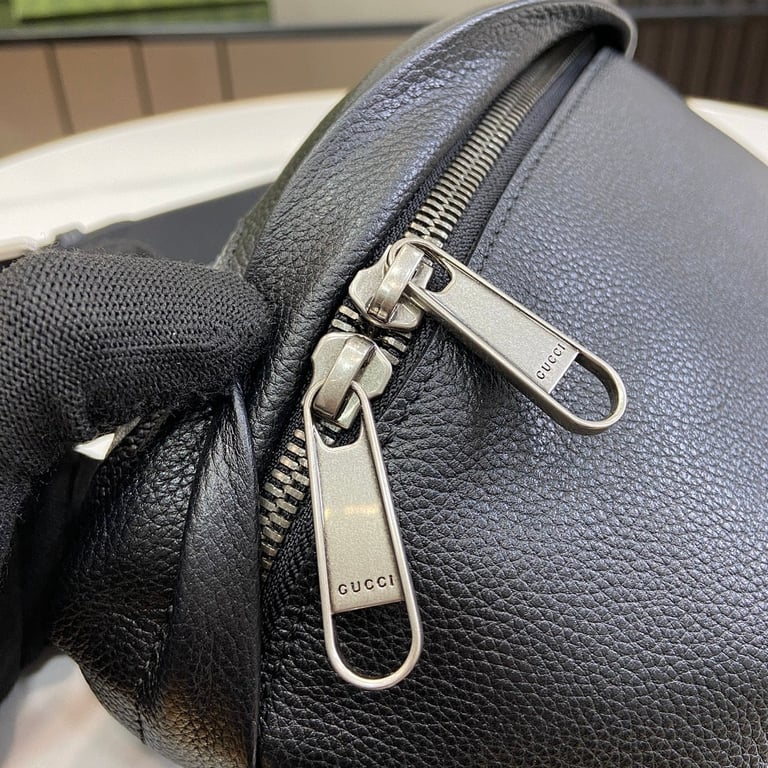 Gucci Logo GG Supreme Belt Bag Black - 4